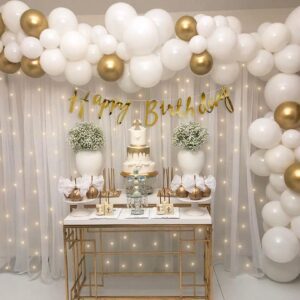 Special You Birthday Decoration Kit, Birthday Backdrop for Decoration, White Net Curtain for Birthday Decoration Backdrop, Happy Birthday Light, Backdrop for Birthday Decoration, Birthday Curtain
