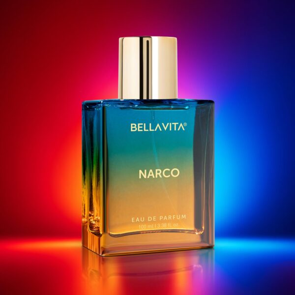 BELLAVITA Narco Eau De Parfum Perfume with Bergamot, Jasmine and White Musk| Premium, EDP Long Lasting Woody, Floral Fragrance for Men & Women, 100 ML