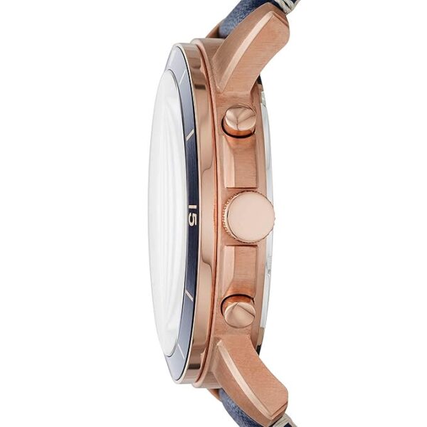 Fossil Men Leather Grant Sport Analog Blue Dial Watch-Fs5237, Band Color-Blue - Image 4
