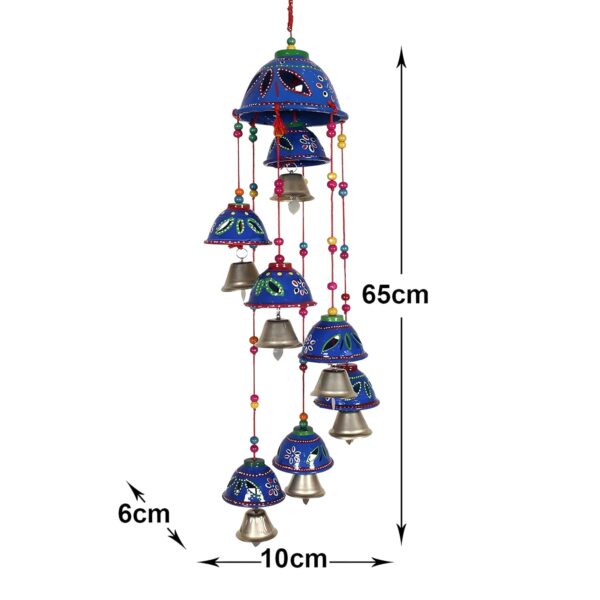 Kuber Industries Rajasthani Design Handcrafted Hanging Windchimes - Image 2