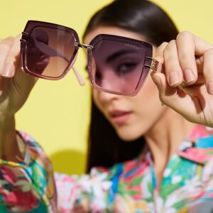 HASHTAG EYEWEAR Stylish Square Sunglasses for Women