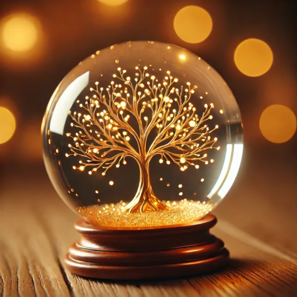 Crystal Ball Night Lamp,Creative Engraved Crystal Ball Night Light